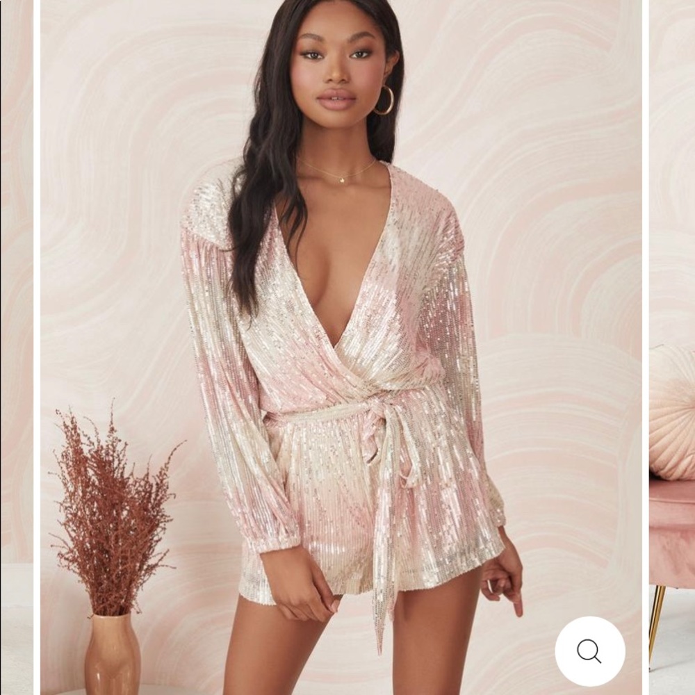 Sequin Romper size Large